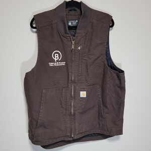 Carhartt Embroidered Quilted Loose Fit Canvas Vest